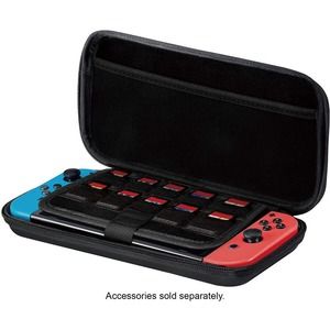 Rocketfish - Go Travel Case for Nintendo Switch - Black